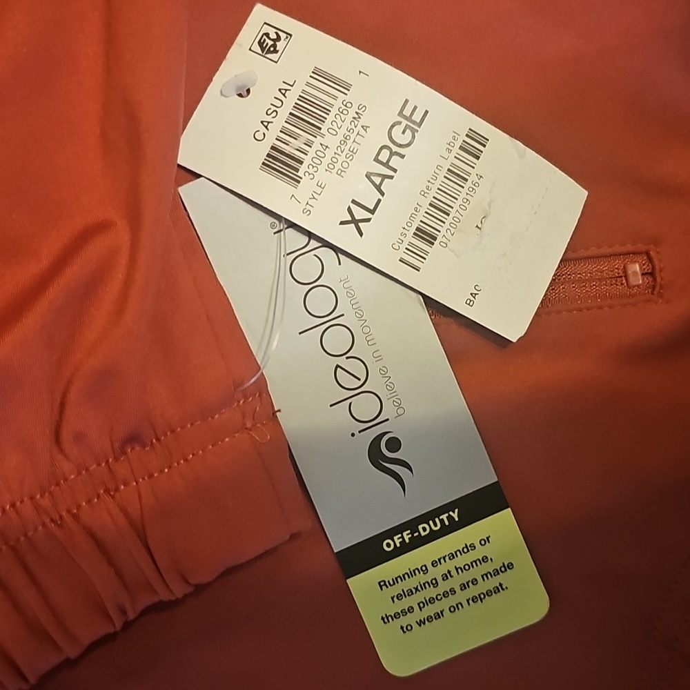 Ideology Women's Cropped Rosetta Quarter-Zip Hoodie, Size XL - Picture 3 of 3